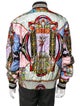 Versace Silk Printed Bomber Jacket