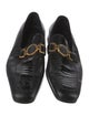 Versace Medusa Insignia Leather Dress Loafers