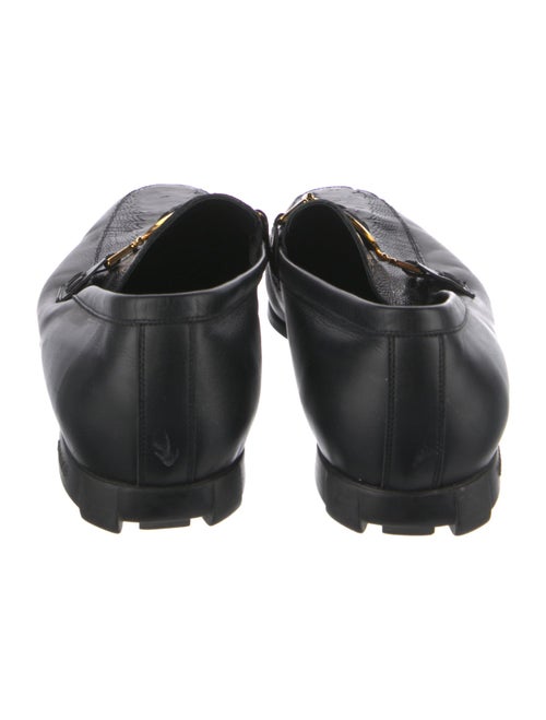 Versace Medusa Insignia Leather Dress Loafers