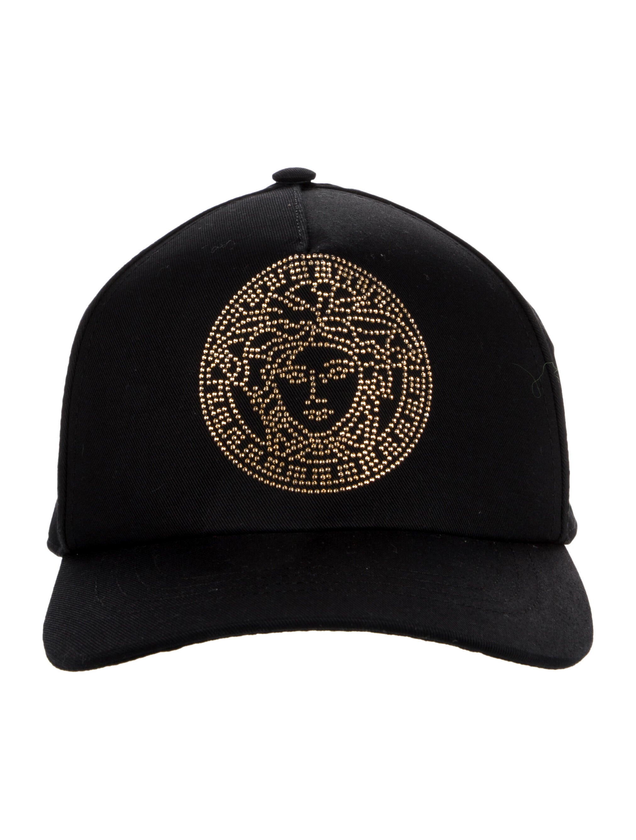 Versace Beaded Medusa Logo Baseball Cap