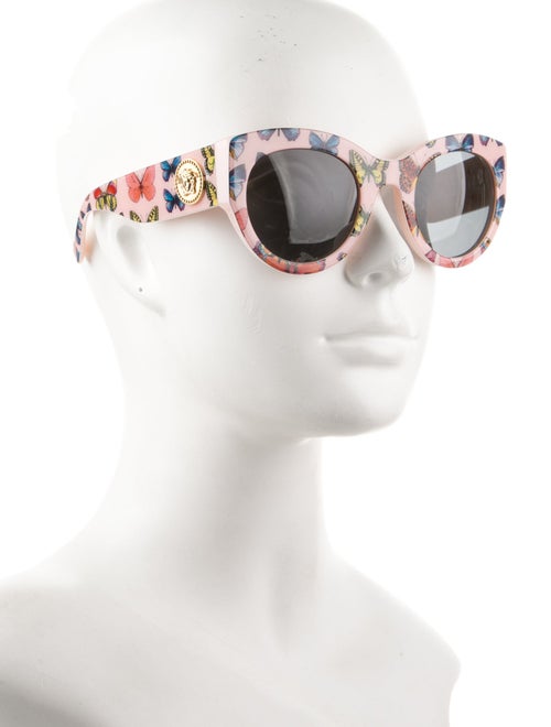 Versace Cat-Eye Tinted Sunglasses