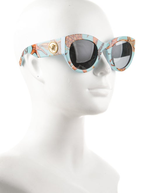 Versace Cat-Eye Tinted Sunglasses
