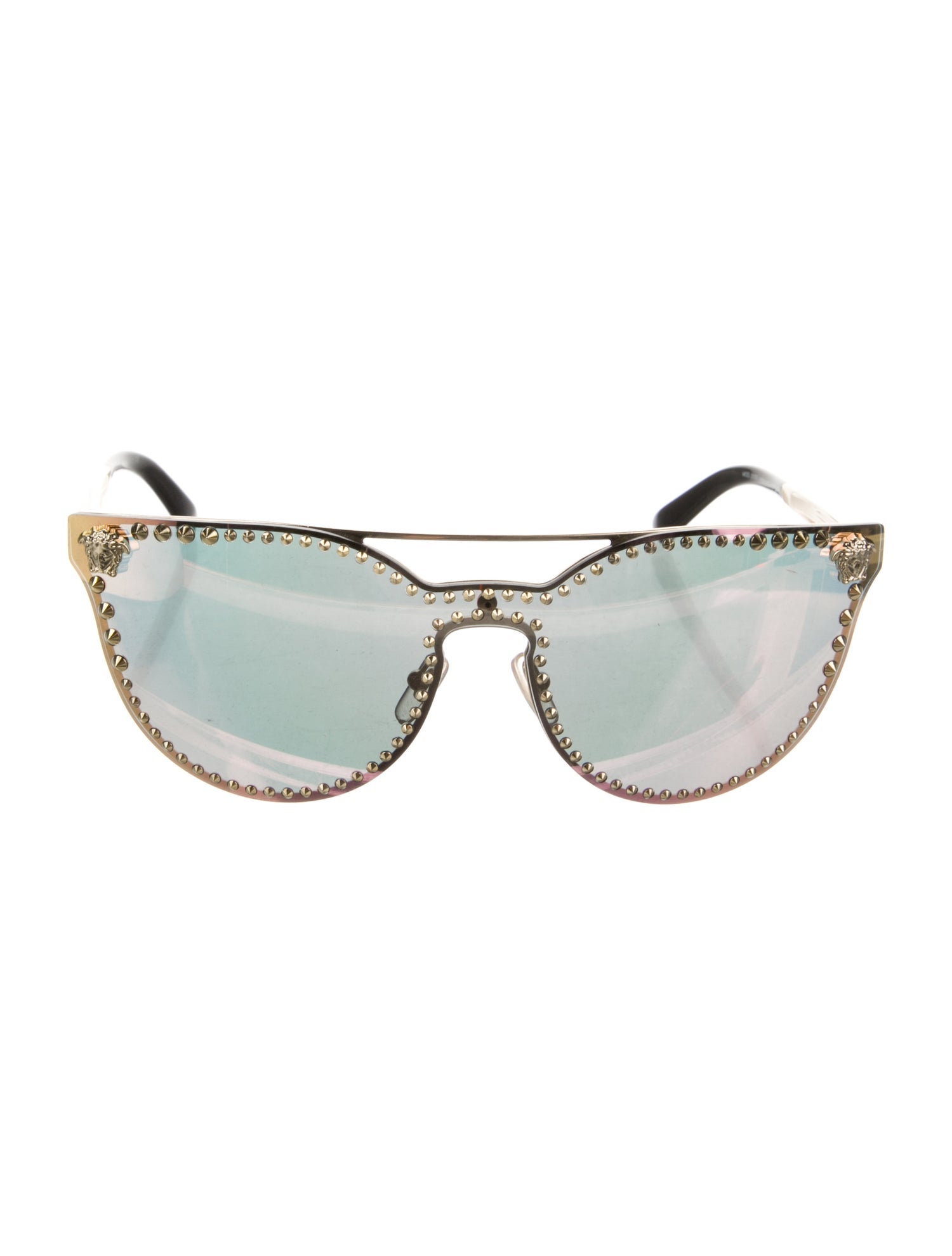 Versace Cat-Eye Mirrored Sunglasses