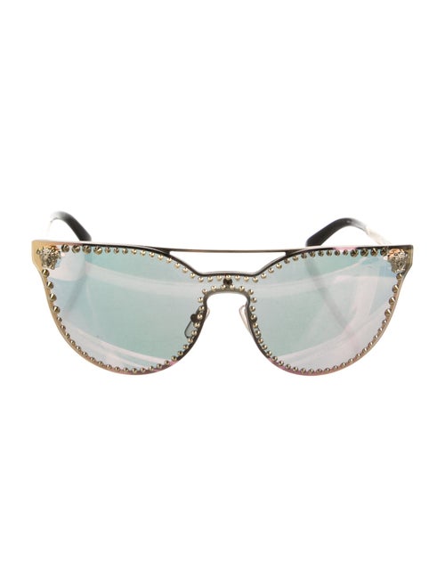 Versace Cat-Eye Mirrored Sunglasses