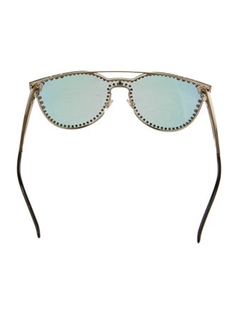 Versace Cat-Eye Mirrored Sunglasses