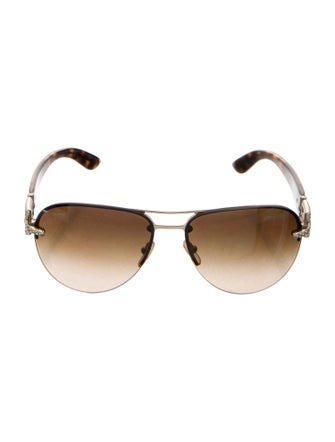 Versace Aviator Gradient Sunglasses