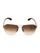 Versace Aviator Gradient Sunglasses