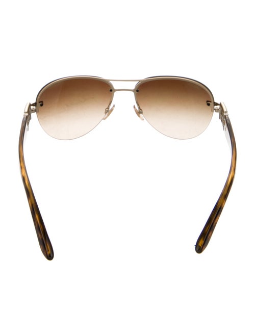 Versace Aviator Gradient Sunglasses