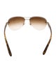 Versace Aviator Gradient Sunglasses