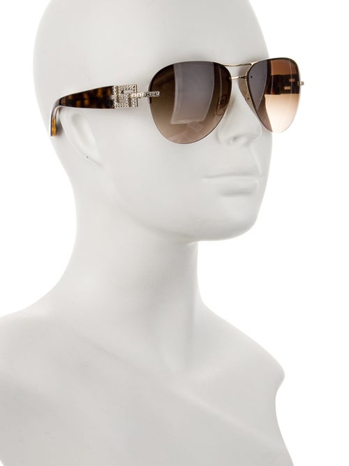 Versace Aviator Gradient Sunglasses