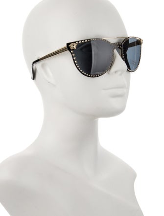 Versace Cat-Eye Tinted Sunglasses