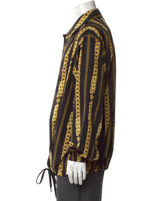Versace Printed Long Sleeve Shirt