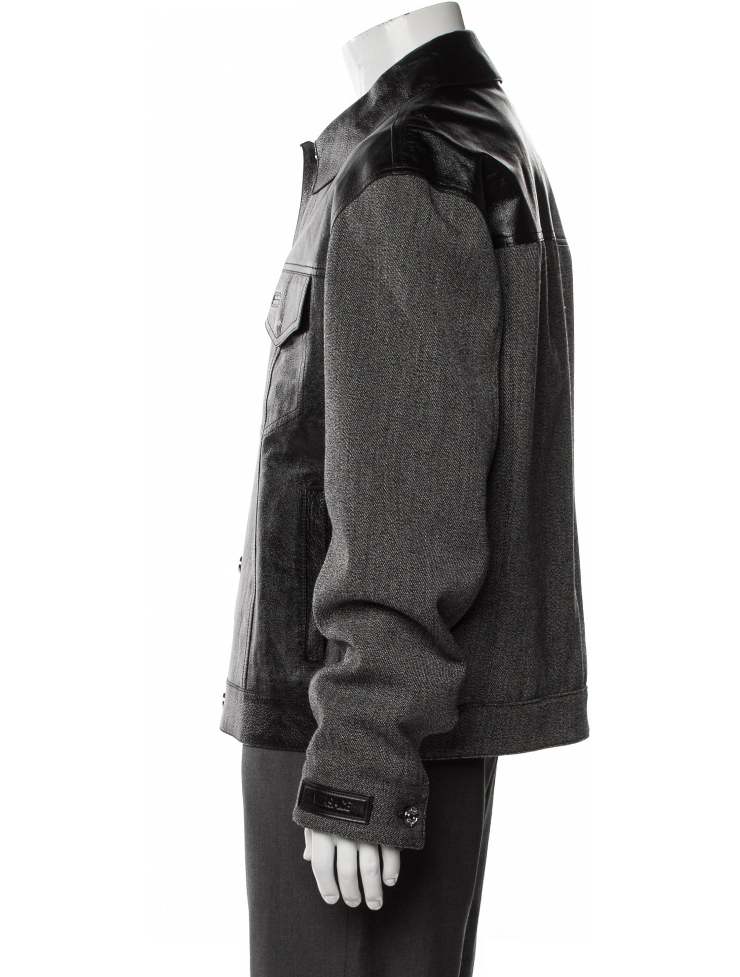 Versace Calf Leather Jacket w/ Tags