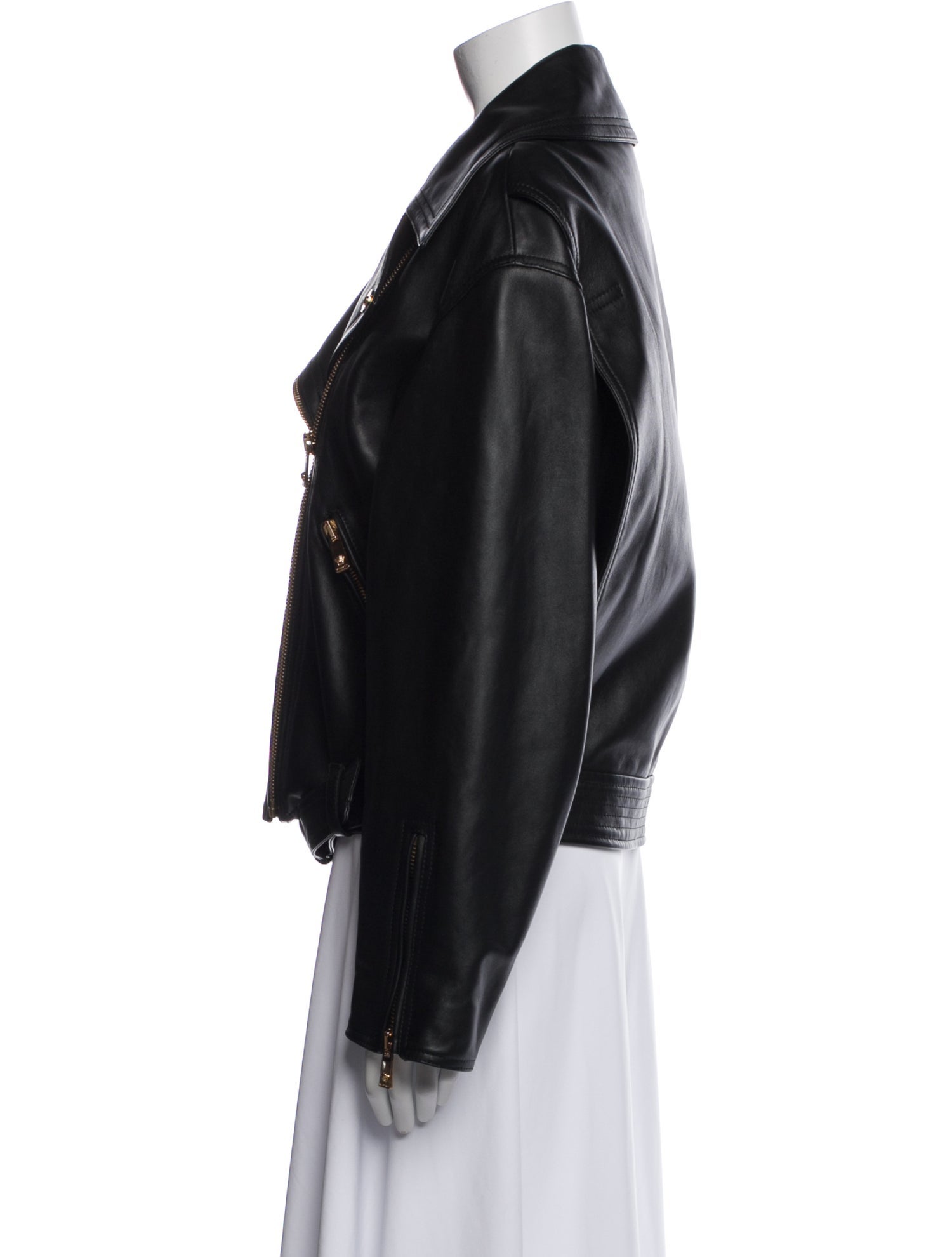 Versace Lamb Leather Biker Jacket w/ Tags