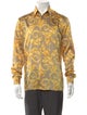 Versace Printed Long Sleeve Shirt