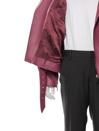 Versace Lambskin Moto Jacket