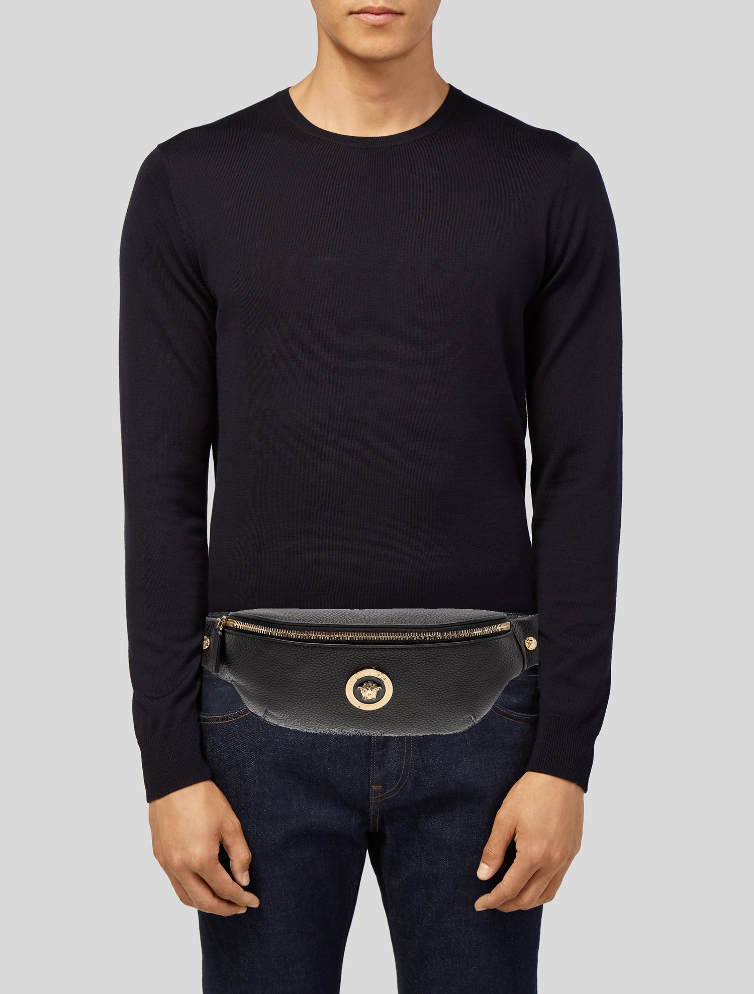 Versace Leather Belt Bag