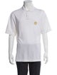Versace Graphic Print Crew Neck Polo Shirt