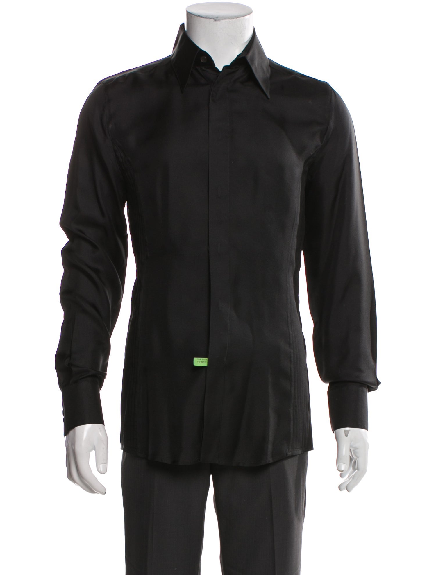 Versace Silk Long Sleeve Dress Shirt