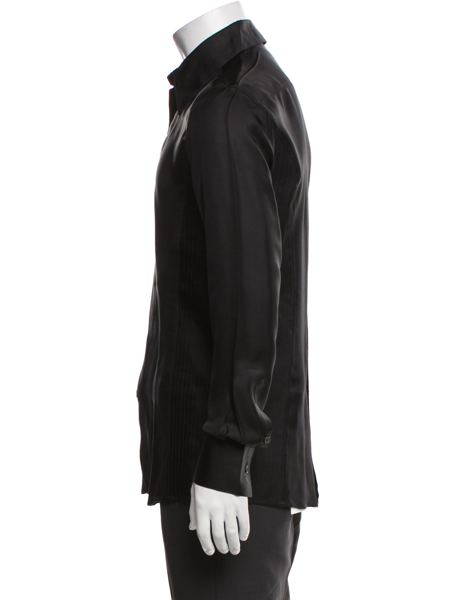 Versace Silk Long Sleeve Dress Shirt