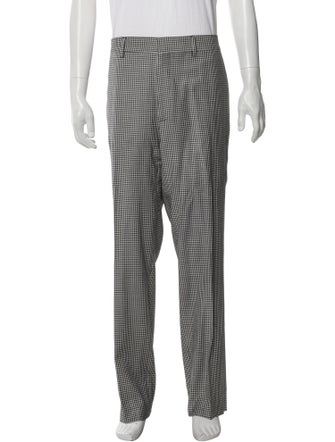 Versace Houndstooth Print Pants