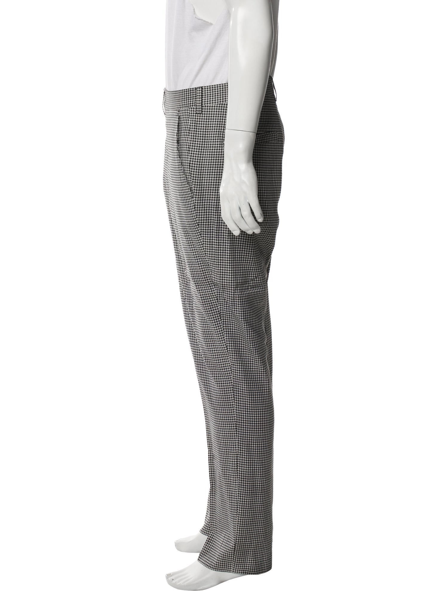 Versace Houndstooth Print Pants