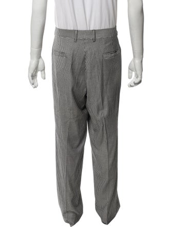 Versace Houndstooth Print Pants