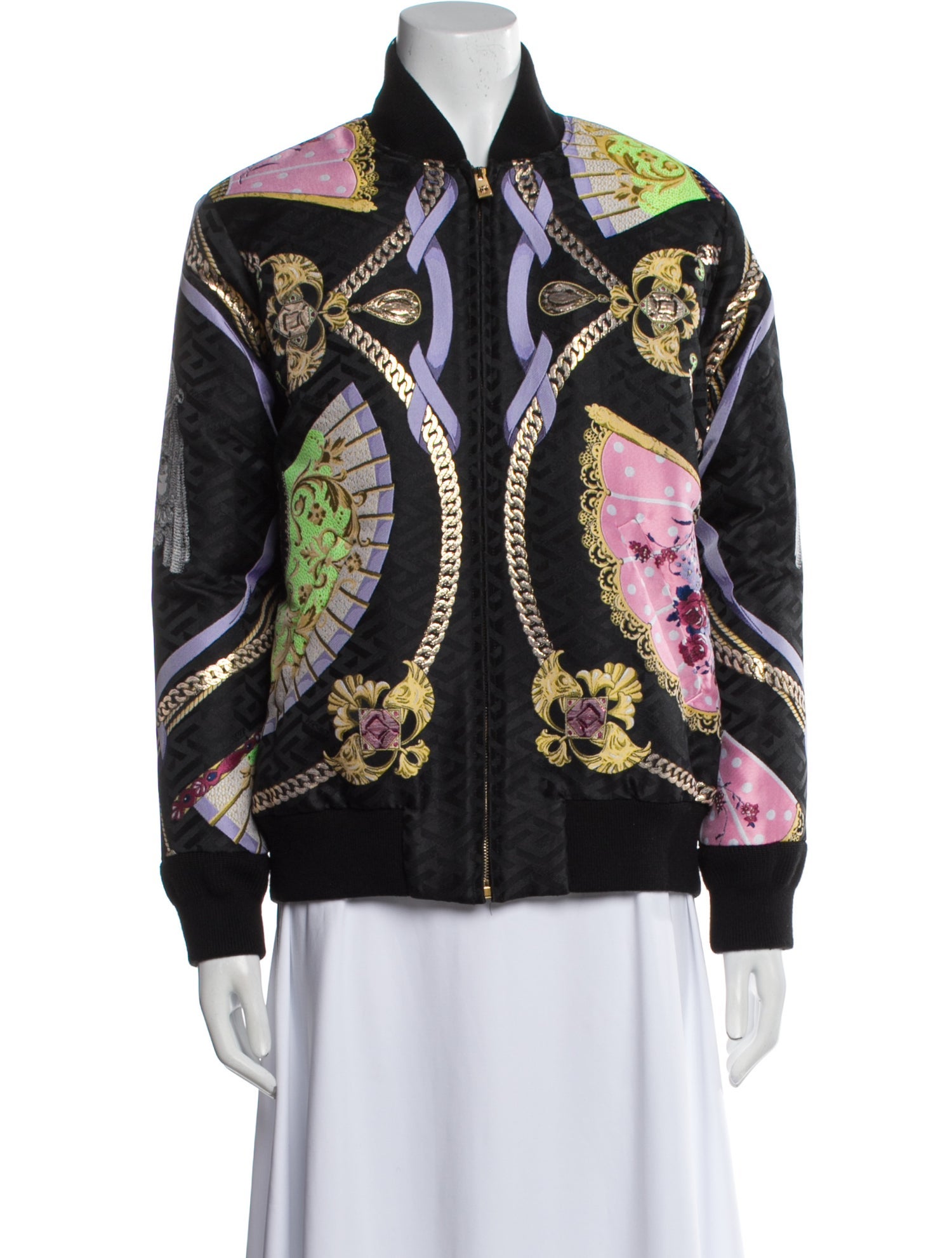Versace Printed Bomber Jacket