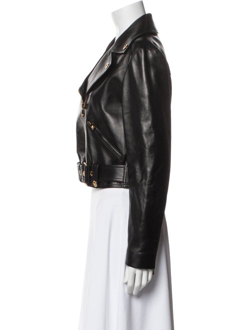 Versace Leather Biker Jacket