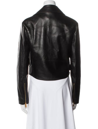 Versace Leather Biker Jacket