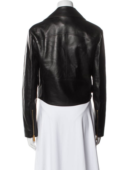 Versace Leather Biker Jacket