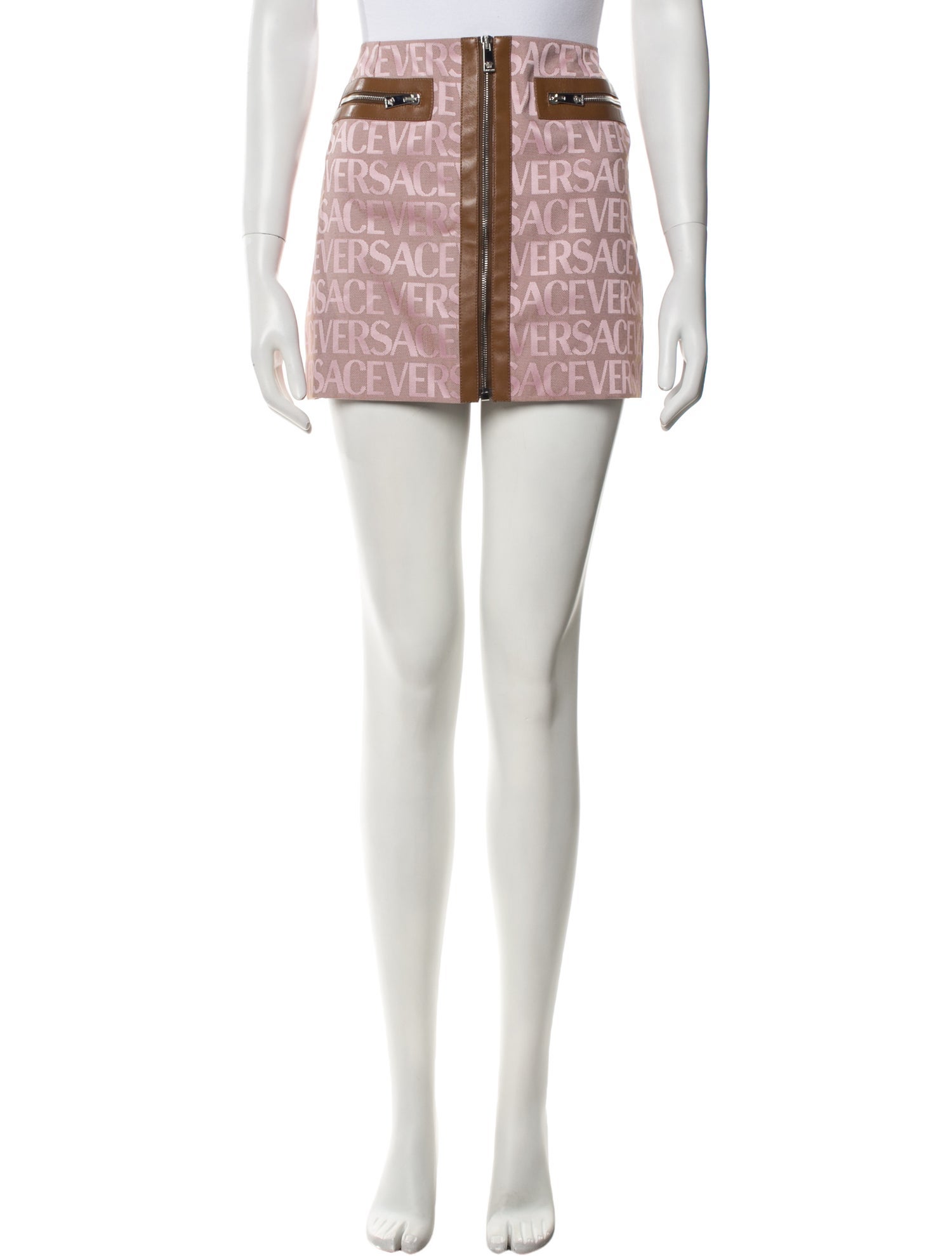 Versace Printed Mini Skirt w/ Tags