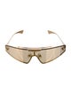 Versace Shield Mirrored Sunglasses