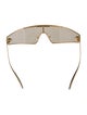 Versace Shield Mirrored Sunglasses