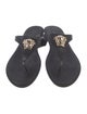 Versace Rubber T-Strap Sandals