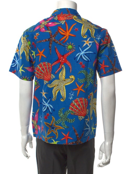Versace Printed Short Sleeve Shirt