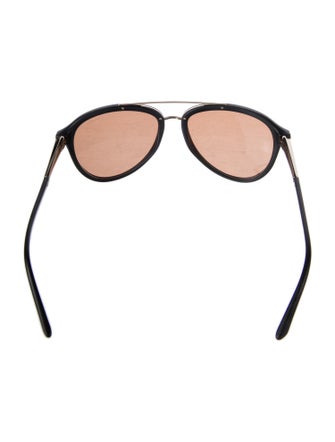 Versace Medusa Insignia Aviator Sunglasses
