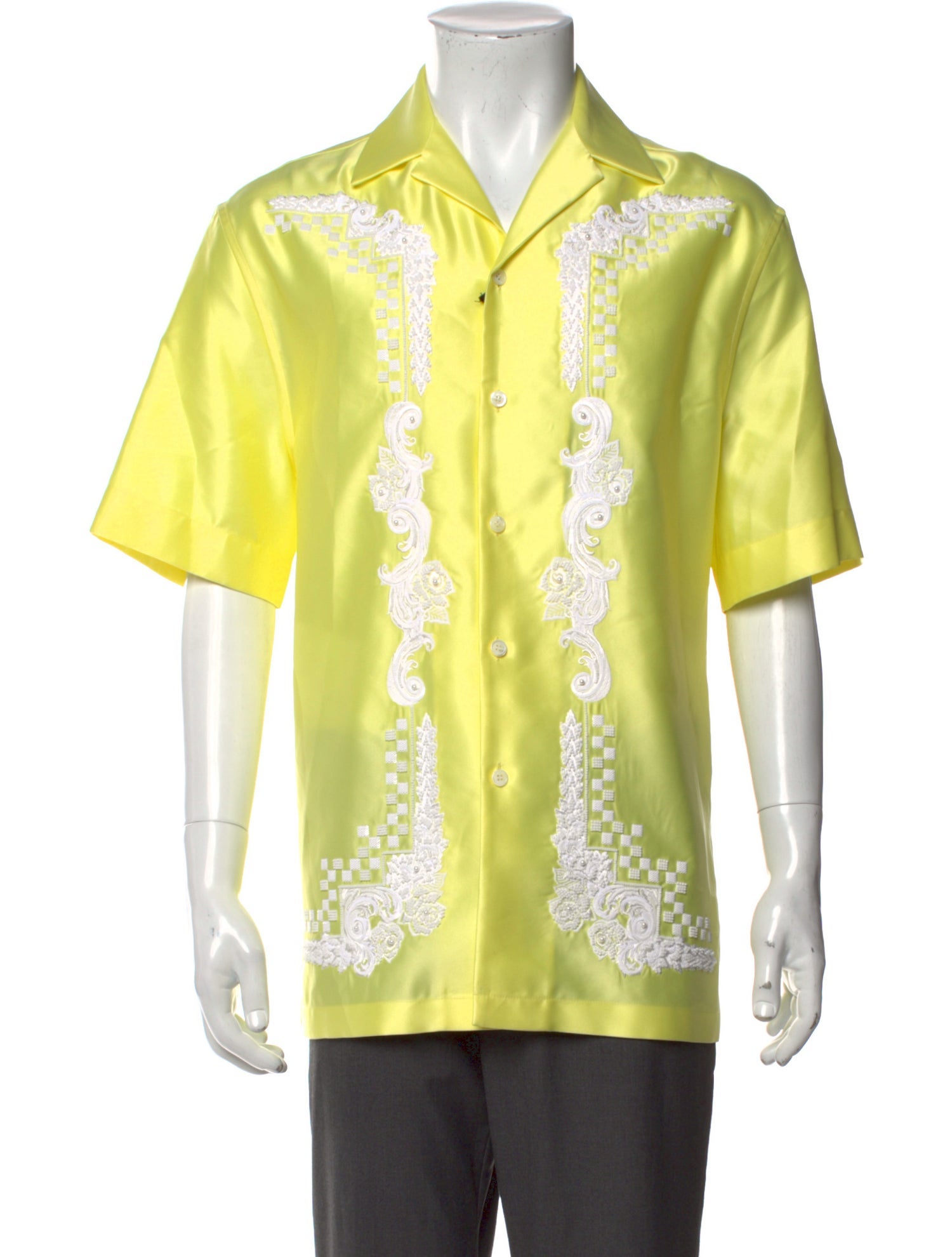 Versace Graphic Print Short Sleeve Shirt w/ Tags