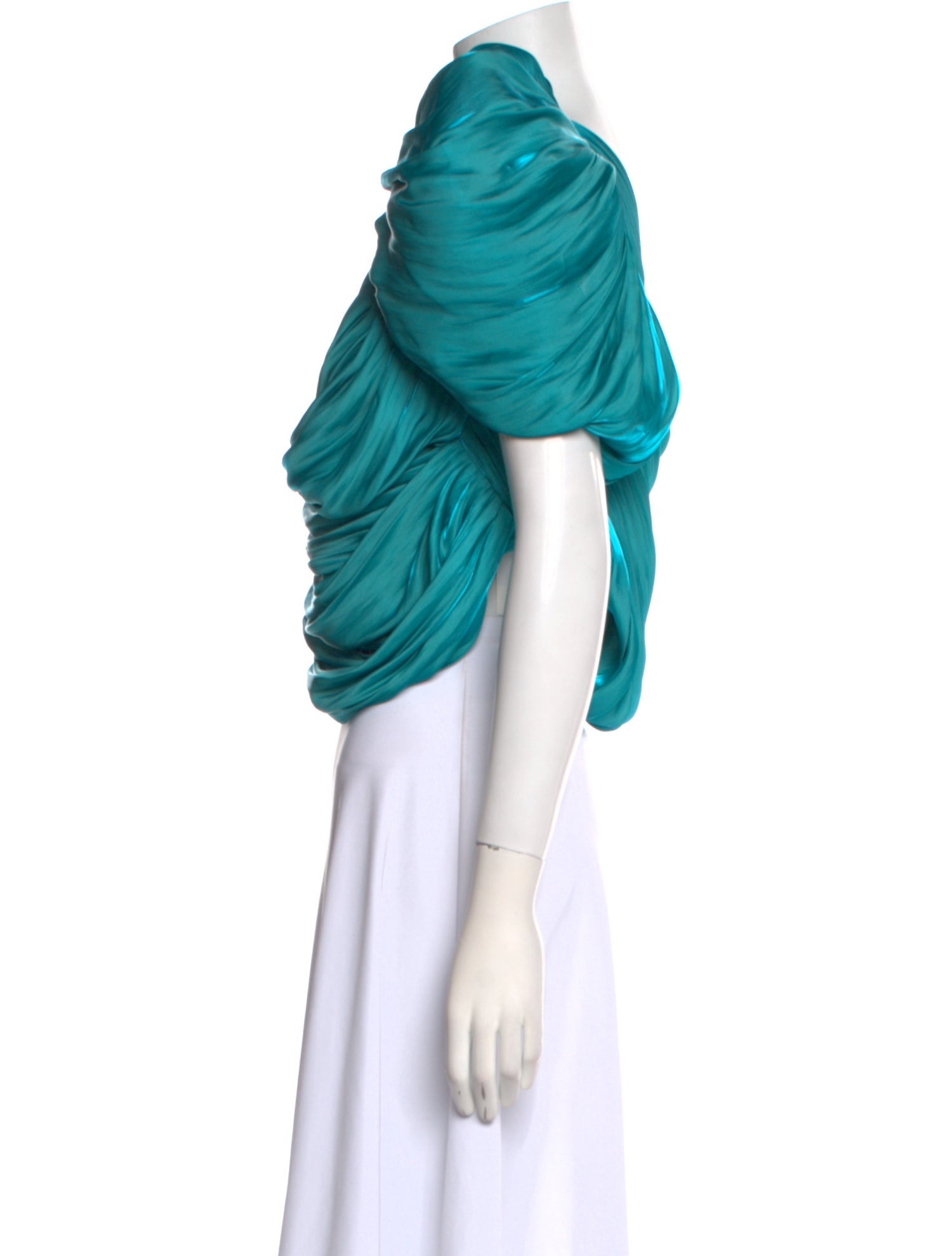 Versace One-Shoulder Short Sleeve Crop Top w/ Tags