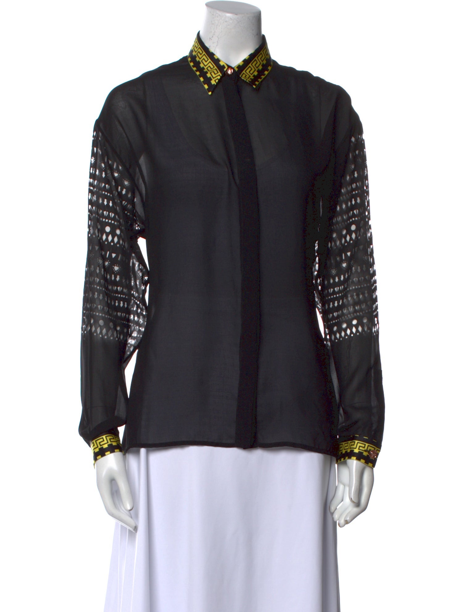Versace Long Sleeve Blouse
