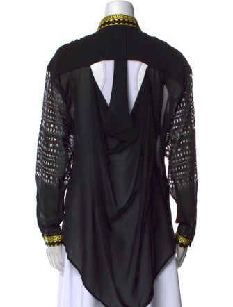 Versace Long Sleeve Blouse