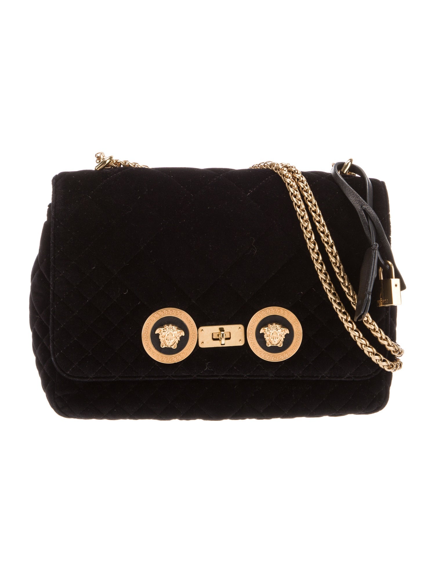 Versace Quilted Shoulder Bag