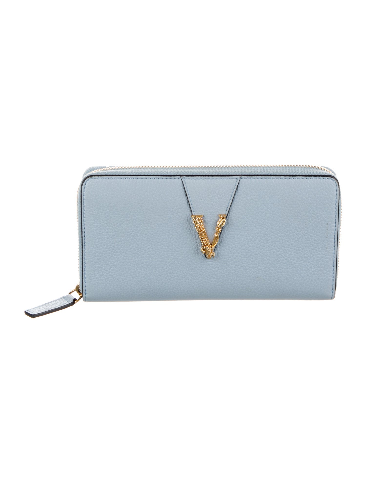 Versace Leather Continental Wallet