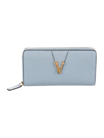 Versace Leather Continental Wallet