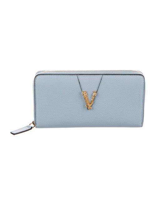 Versace Leather Continental Wallet