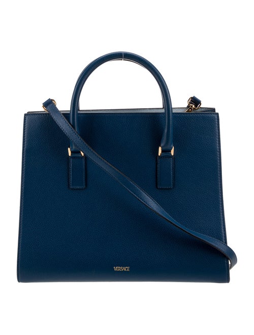 Versace Leather Top Handle Bag