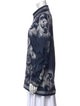 Versace Silk Printed Button-Up Top