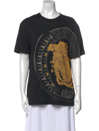 Versace Graphic Print Crew Neck T-Shirt