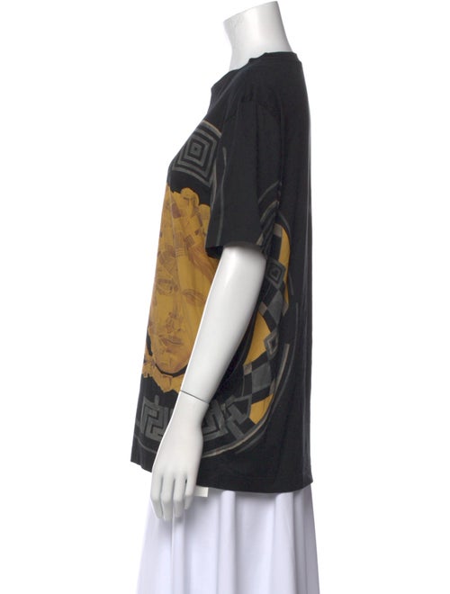 Versace Graphic Print Crew Neck T-Shirt
