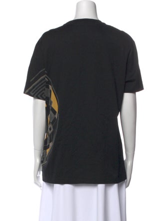Versace Graphic Print Crew Neck T-Shirt